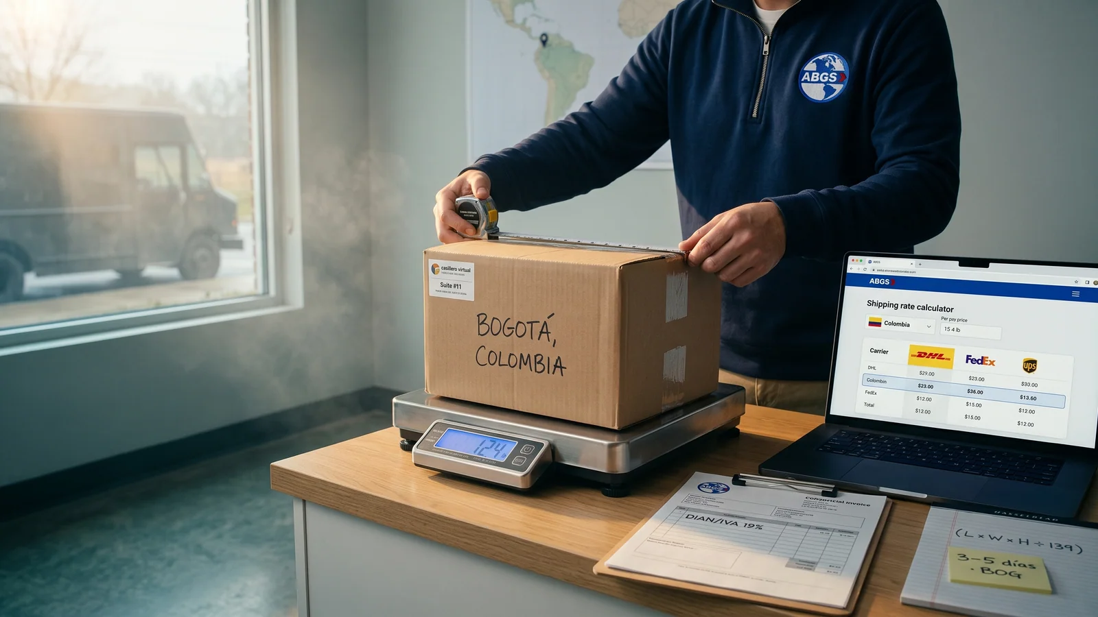 Shipping Calculator to Colombia: 2026 Per-Pound Rates