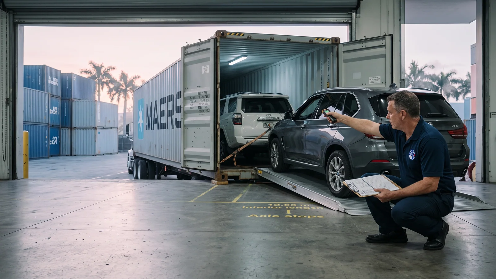 Two Cars in a 40ft Container Calculator: Rates 2026