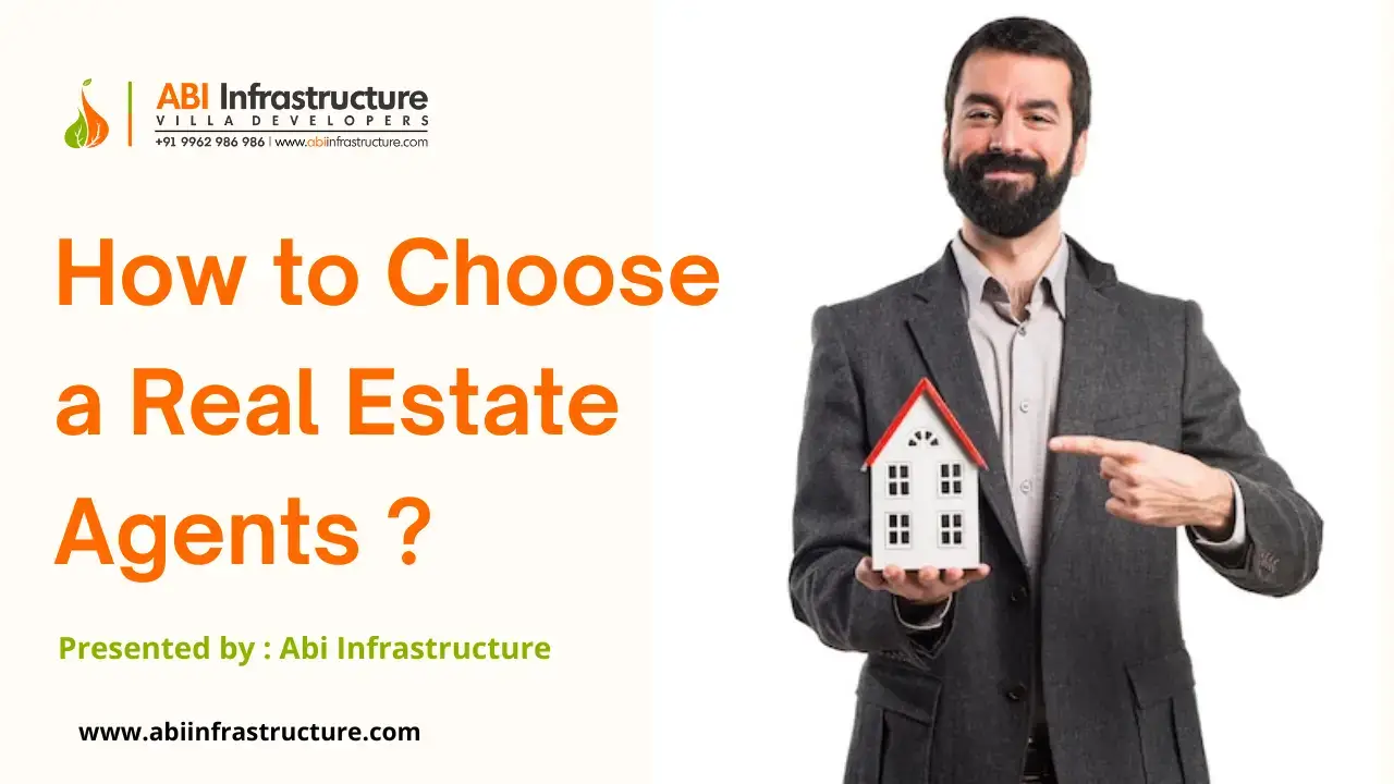 how to choose real estate agent