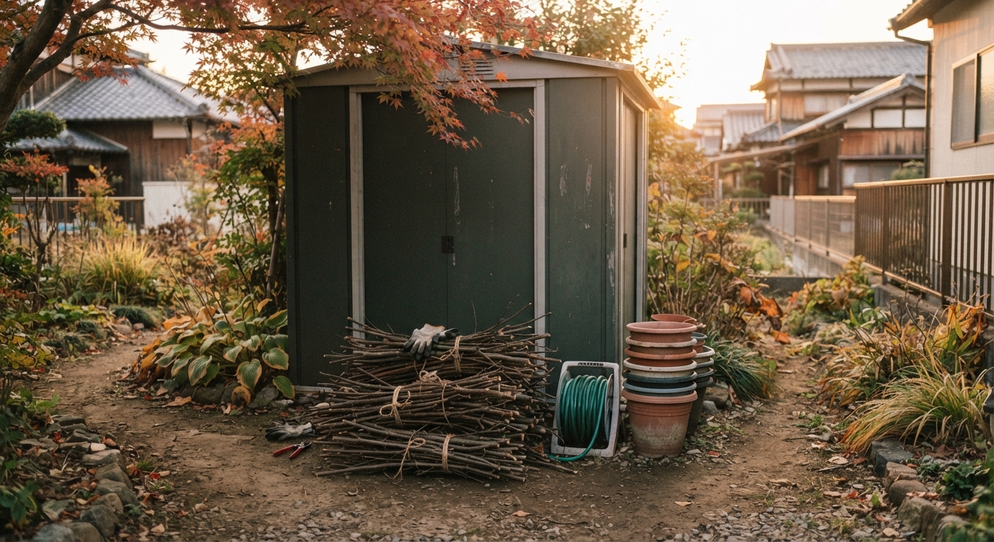剪定で出た枝の処分をひとりで抱えないために｜小さく切る・まとめる・運び出すの分け方のトップアイコン