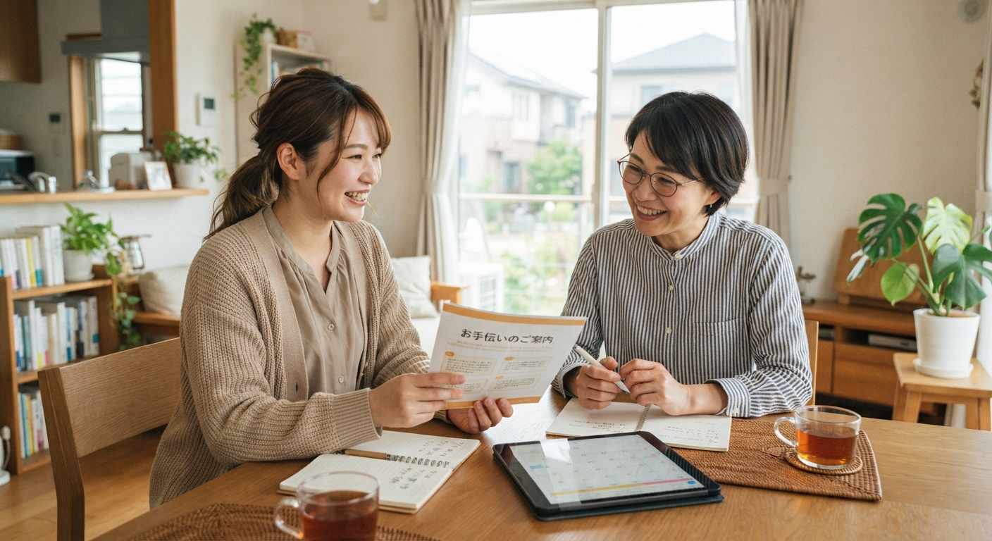 地域のお手伝いを「頼み続ける」コツ|継続して気持ちよく利用するための考え方のトップアイコン