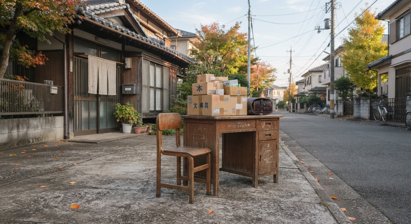 子どもの学習机と椅子の処分｜まだ使える家具を「捨てずに手放す」分け方のトップアイコン