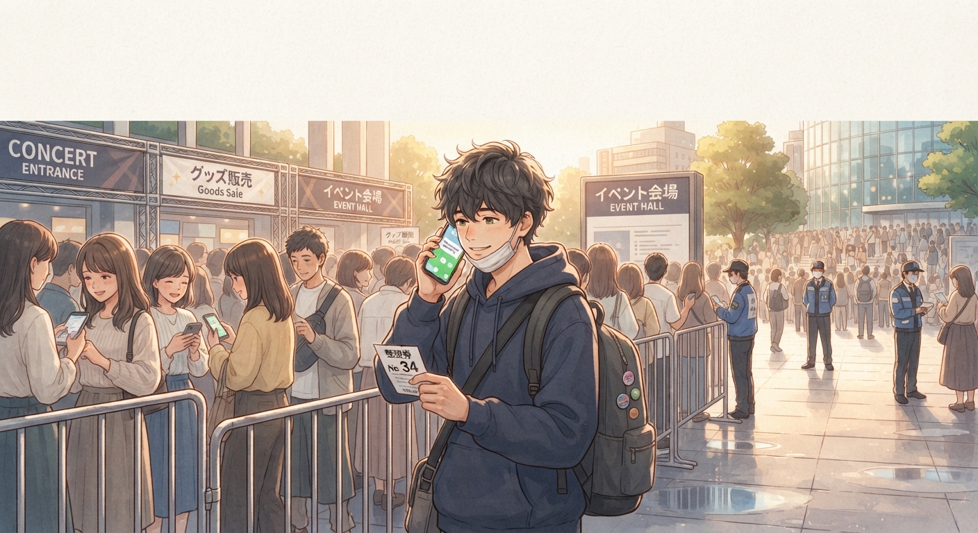 並び代行・コンサート代行ってどう頼む? 「人に代わって動いてもらう」お手伝いの使い方のトップアイコン