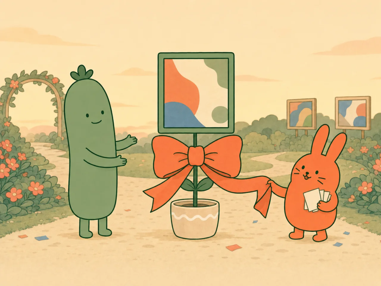 모리와 토리의 작은 전시