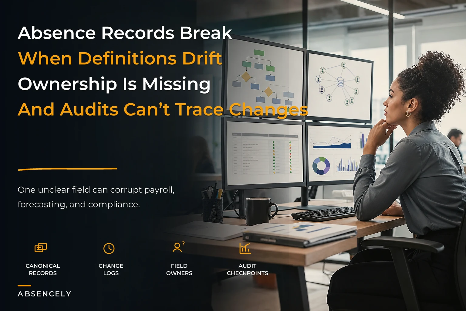 Fix absence data governance before it breaks forecasting: record definitions, ownership matrix and audit-ready checkpoints