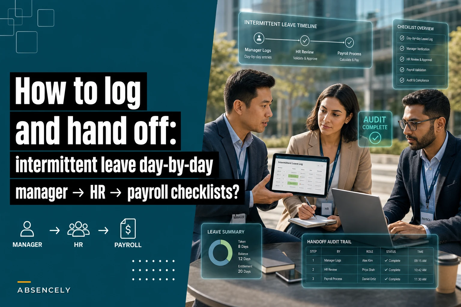 How to Log and Hand Off Intermittent Leave Day-by-Day: Manager → HR → Payroll Checklists