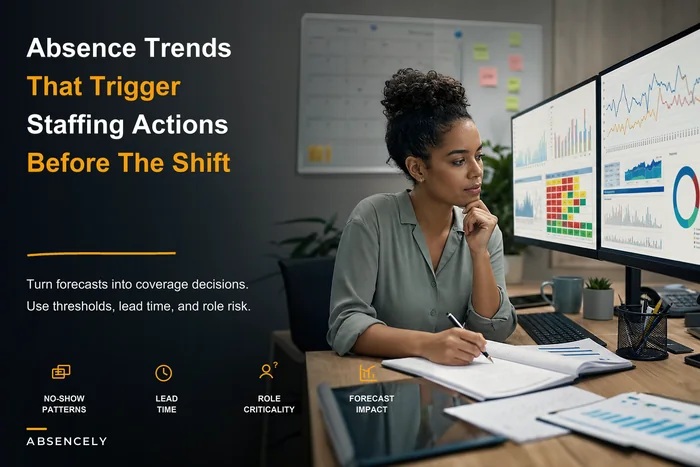 Turn absence data into staffing outcomes: a practical forecasting playbook with decision thresholds