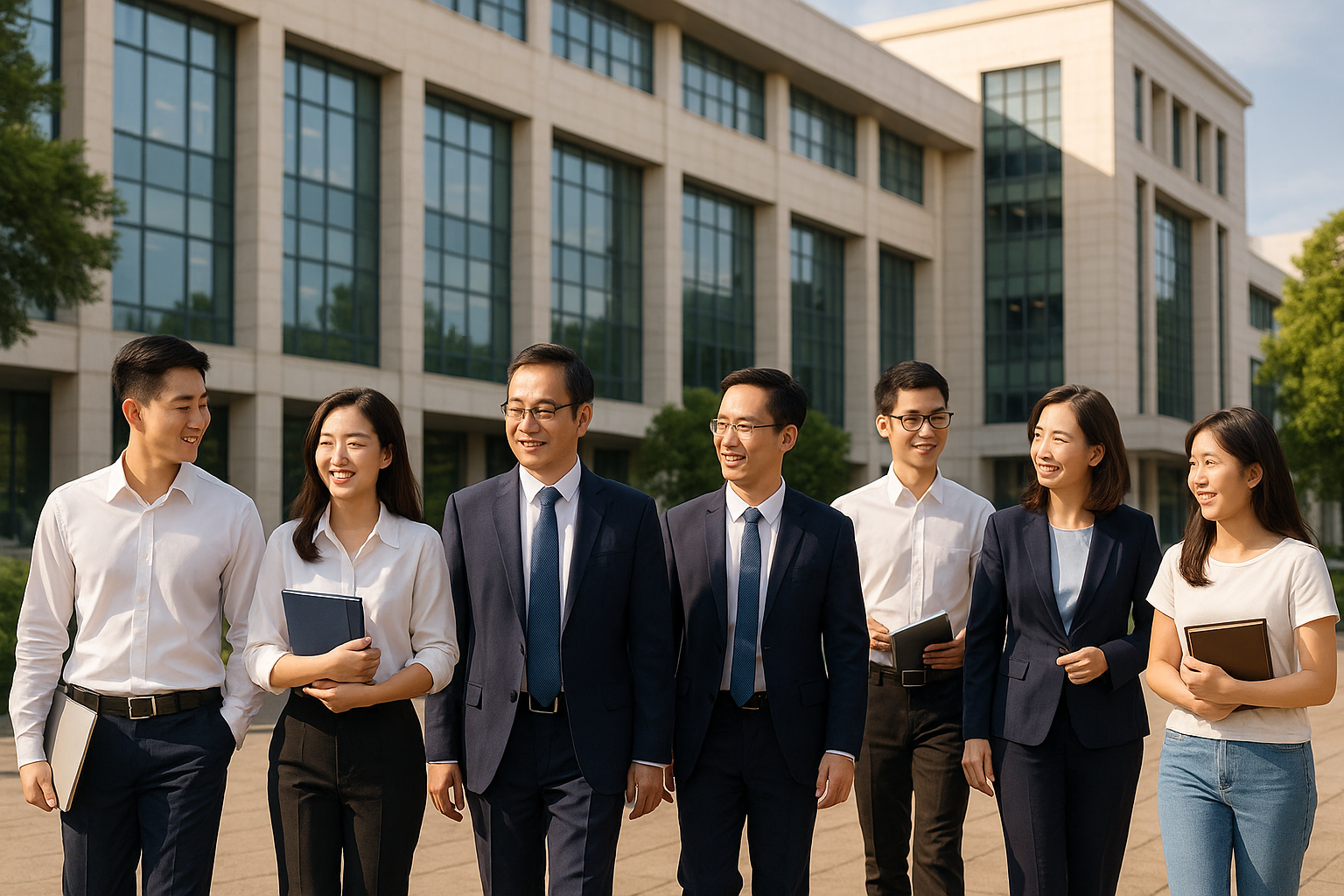 Sinh viên Đại học Nhật Anh đang hợp tác
