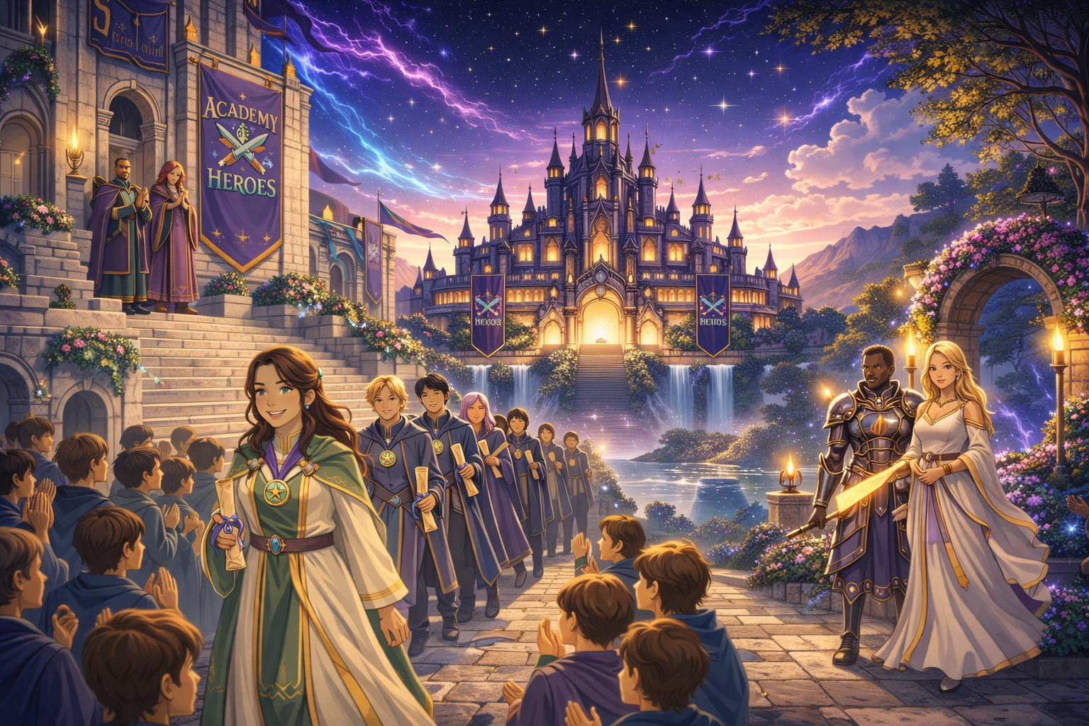 Academy of Heroes Background