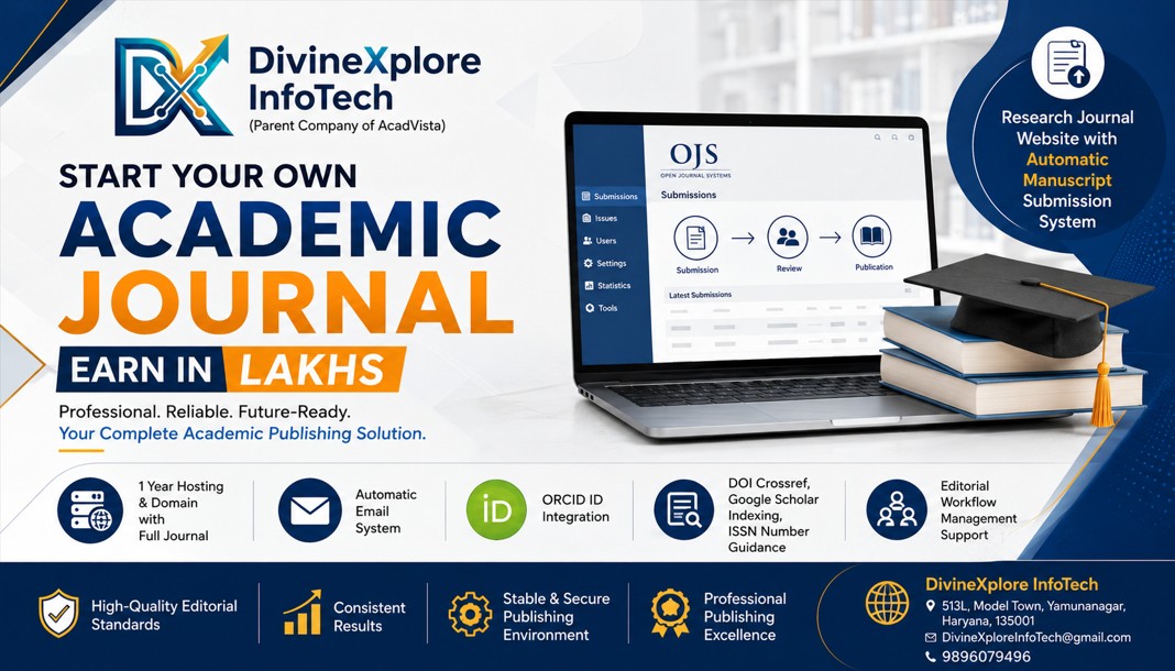 Start Your Own Academic Journal with DivineXplore InfoTech cover