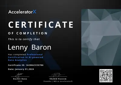 AI Data Analytics Certificate