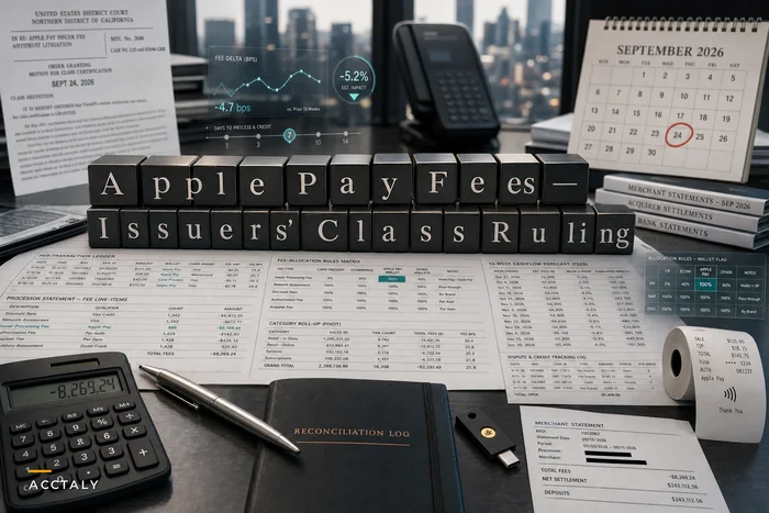 Apple Pay class-action ruling: 6 short-term steps SMB finance teams must run to find, allocate, and forecast payment-fee risk