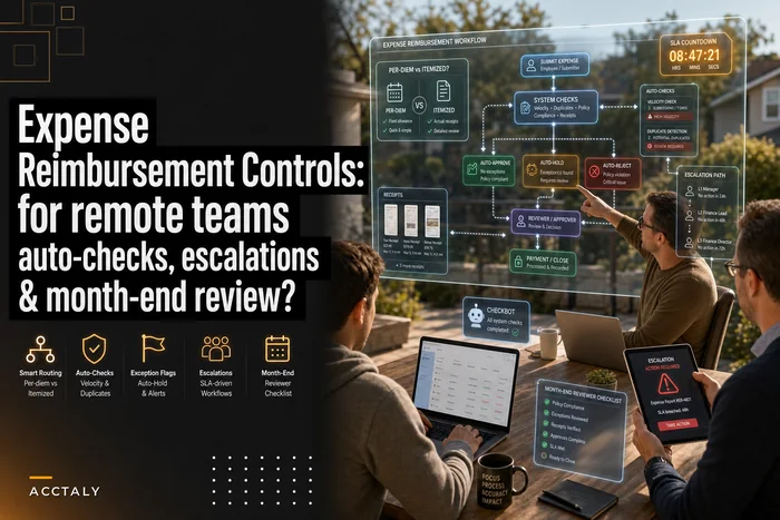 Expense reimbursement controls for remote teams