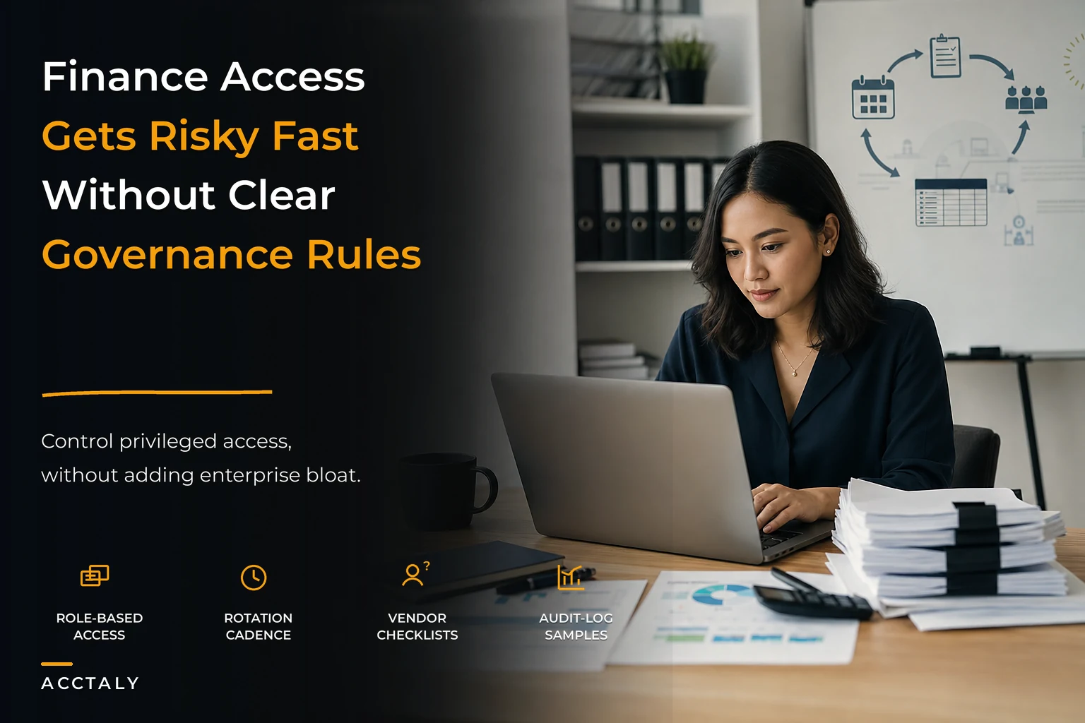 Finance access governance for small teams