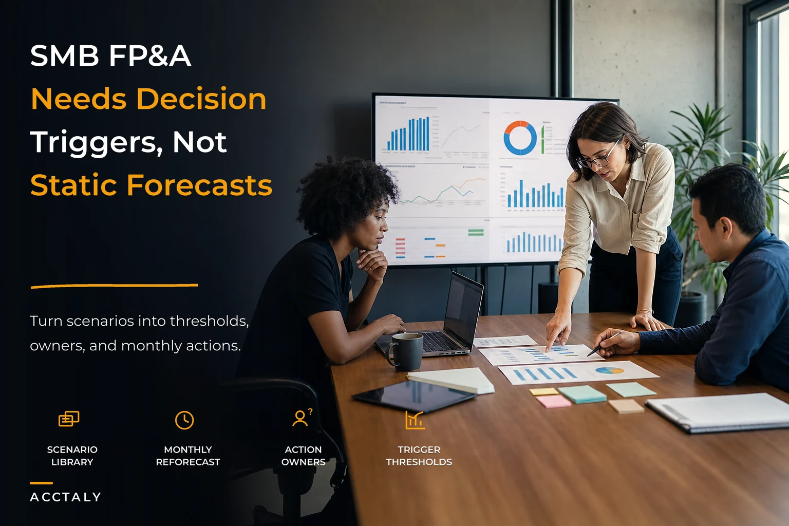 FP&A operating system for SMBs that triggers decisions
