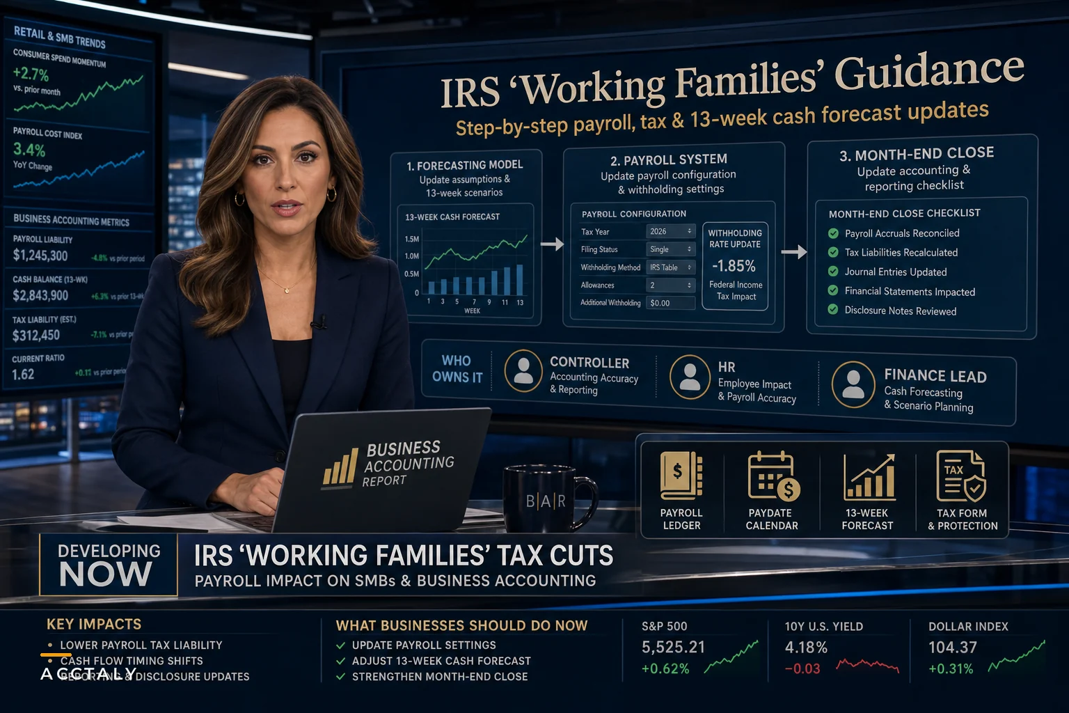 How the IRS's July 'Working Families' Guidance Should Change Your Payroll, Taxes, and 13‑Week Cash Forecast