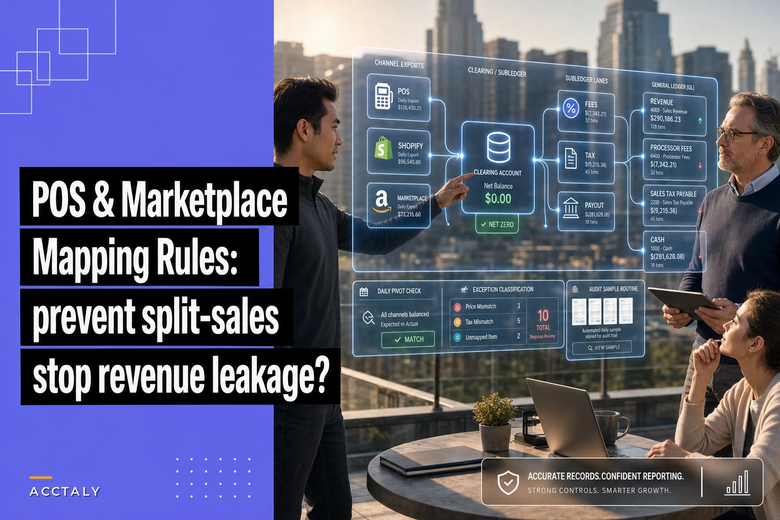 POS and marketplace mapping rules to prevent split-sales and revenue leakage