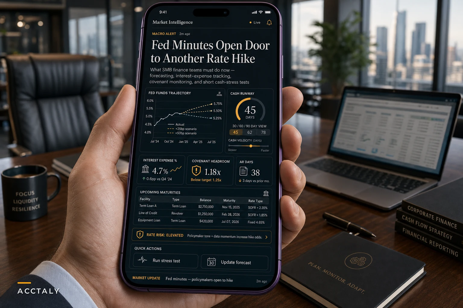 Preparing SMB Financial Operations for Rising Interest Rates: Reporting, Forecasting, and Cash-Flow Steps to Take Now