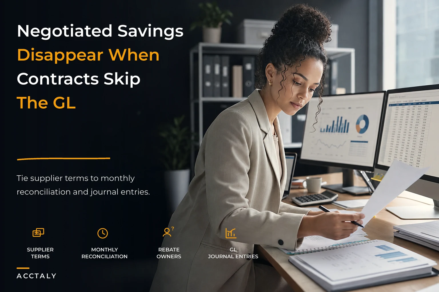 Procure-to-GL governance to ensure negotiated savings hit the books