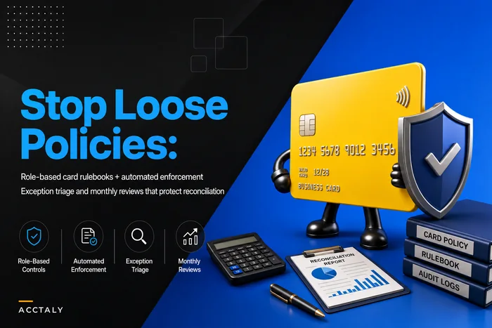 Stop loose card policies from breaking your close: an automated corporate‑card rulebook that enforces reconciliation hygiene