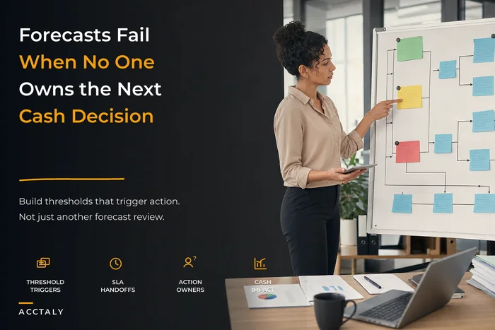 When forecasts don’t change behavior: build a cash-operations system that gates AR/AP and CapEx decisions