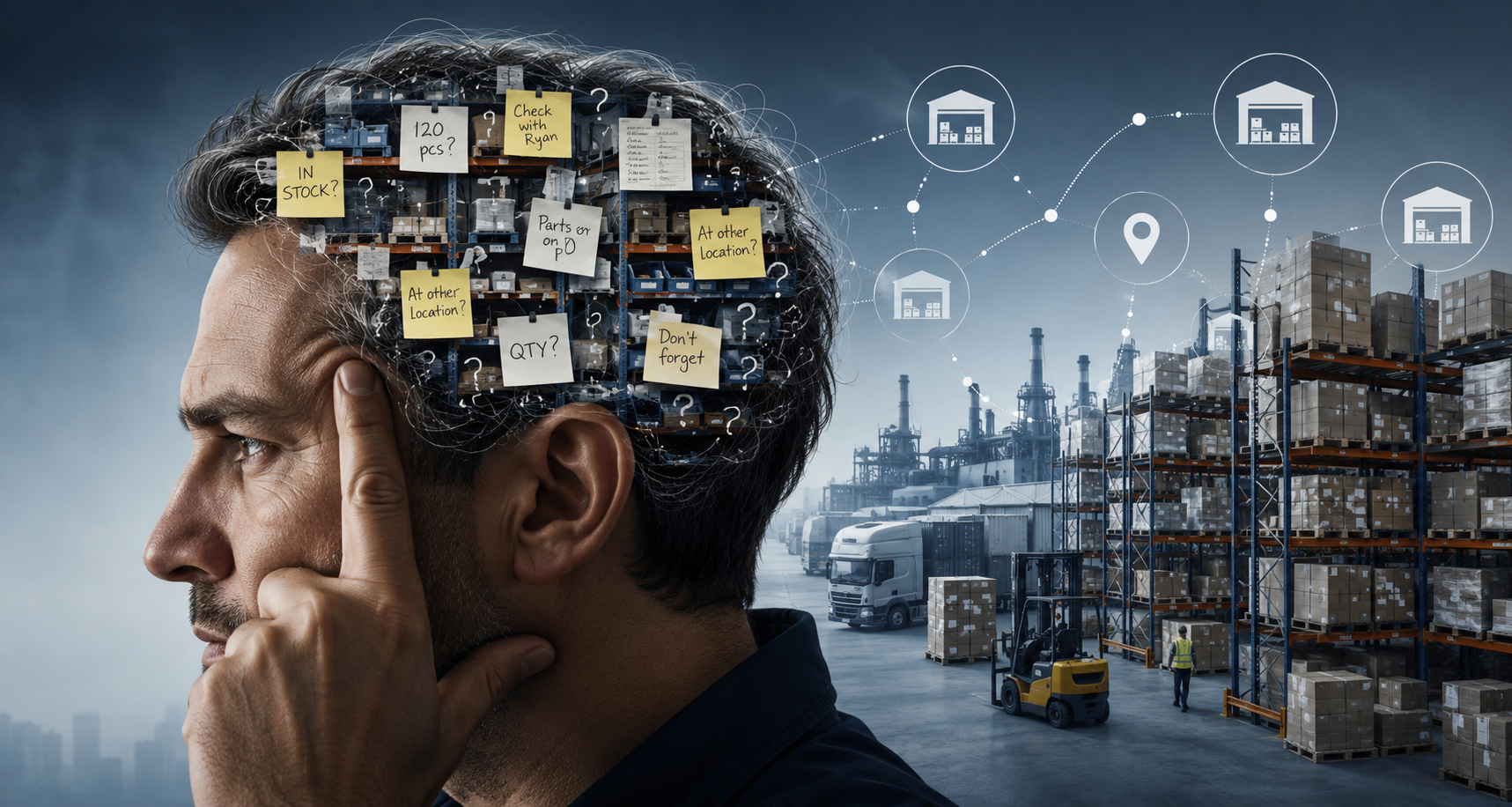 Inventory That Lives in Someone’s Head: Why Stock Visibility Is the First Thing Manufacturers Lose When They Grow