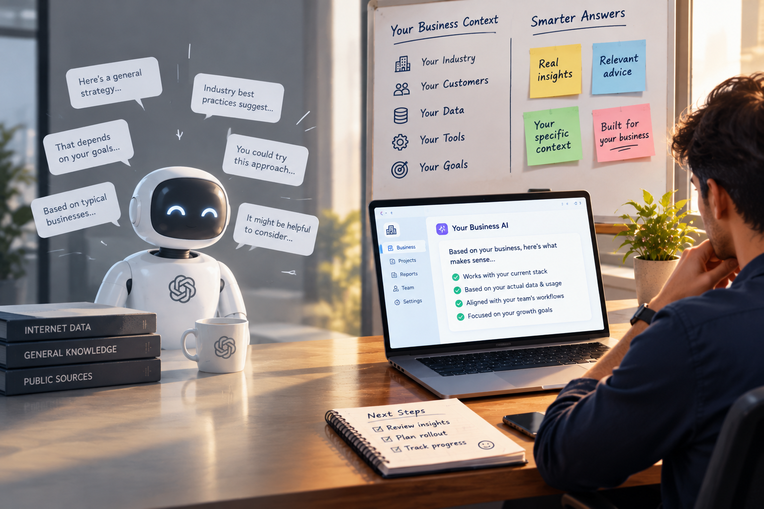 Your AI Doesn't Know Your Business. It Just Sounds Like It Does.