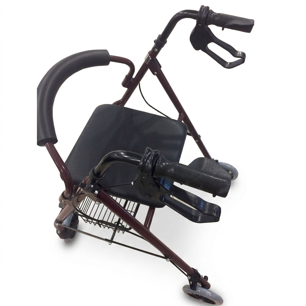 Andador Bear Comfort con asiento y frenos incorporados