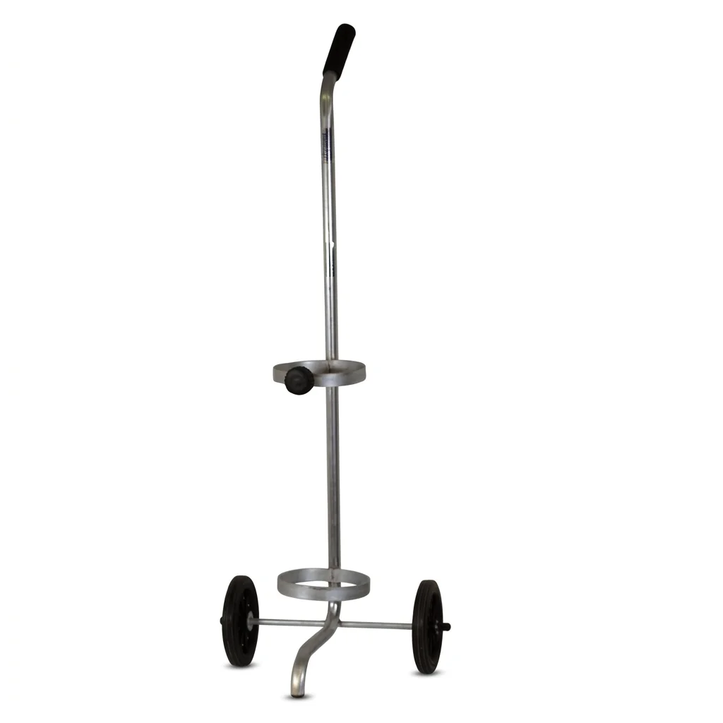Carro de transporte para cilindro de oxígeno