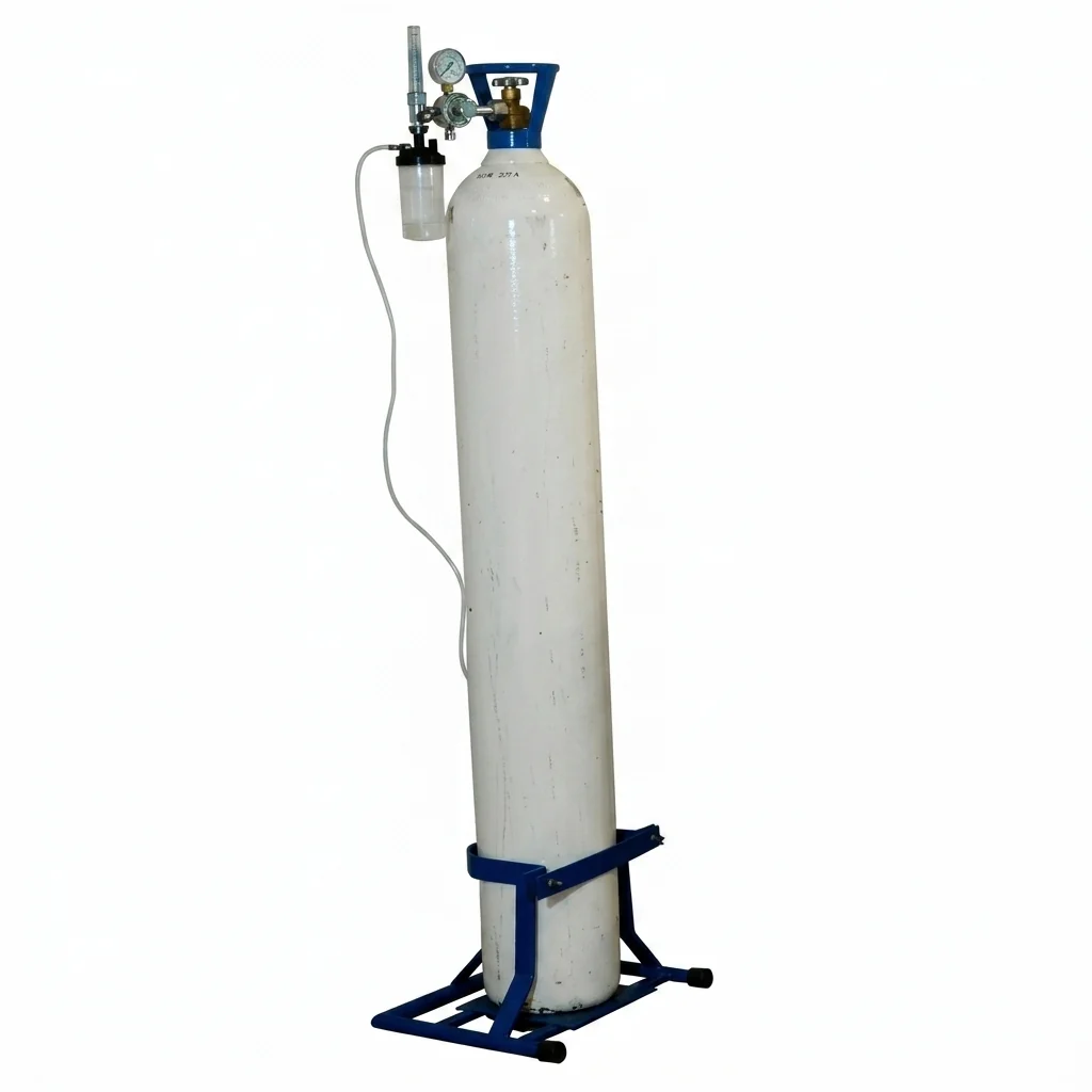 Cilindro de oxígeno Oxi Plus de 10 m³, formato completo