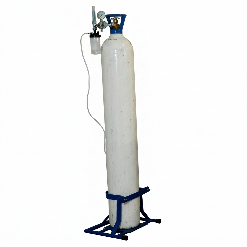 Cilindro de oxígeno Oxi Plus de 10 m³, formato completo