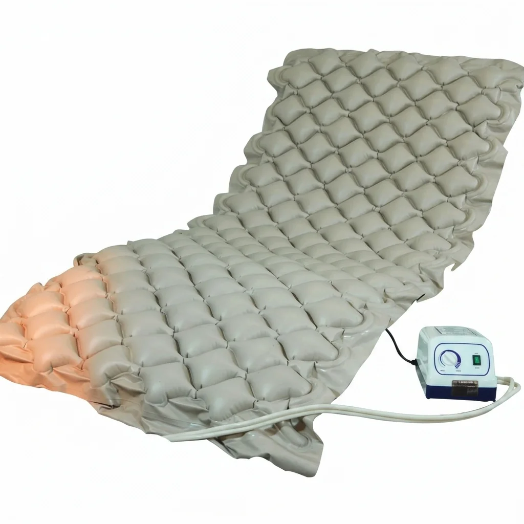 Colchón antiescaras estándar, colchoneta inflable de PVC tipo burbuja