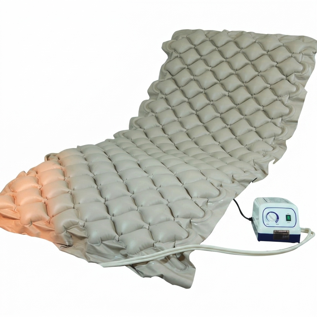 Colchón antiescaras estándar, colchoneta inflable de PVC tipo burbuja
