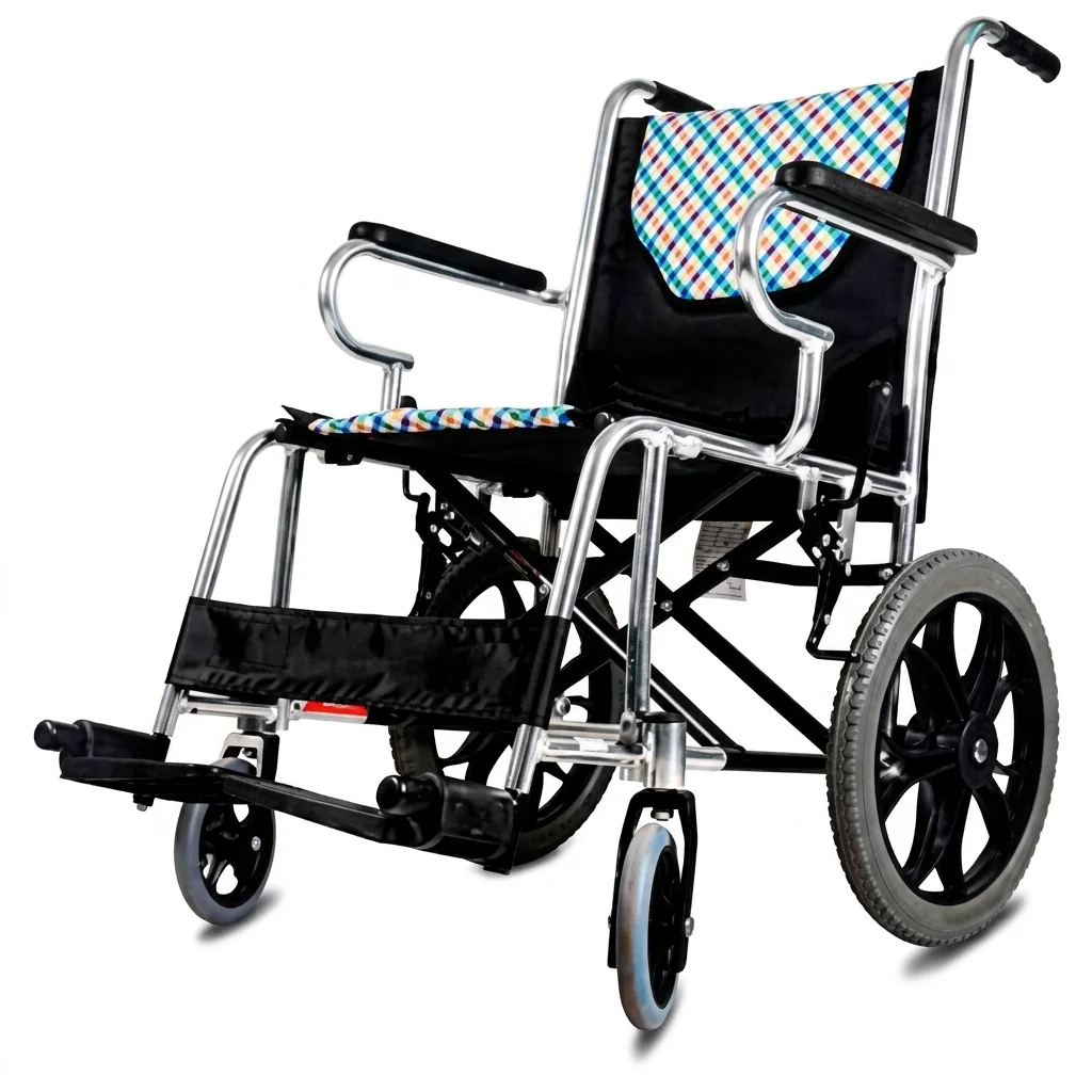 Silla de ruedas Tiger Trail, estructura de aluminio compacta con ruedas traseras grandes