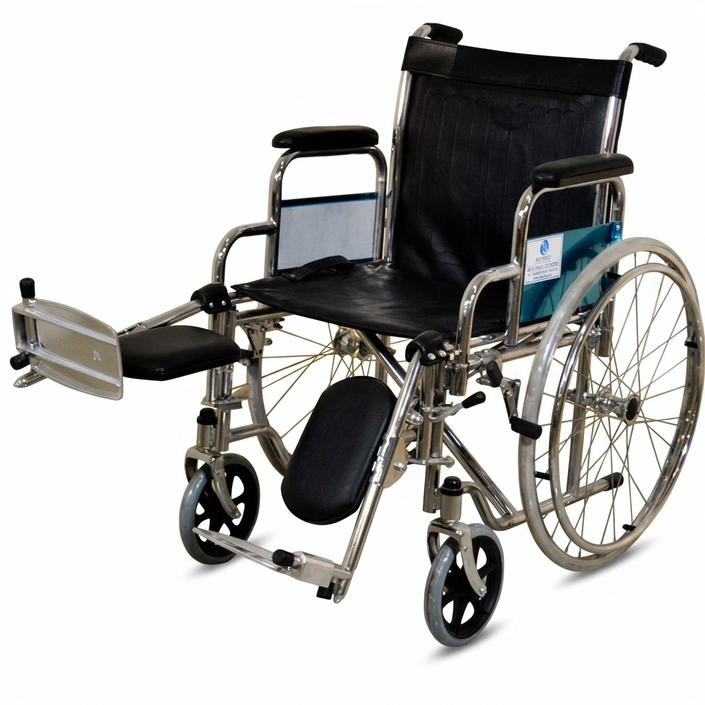 Silla de ruedas traumatológica Tiger Trauma, con sistema de elevapiernas