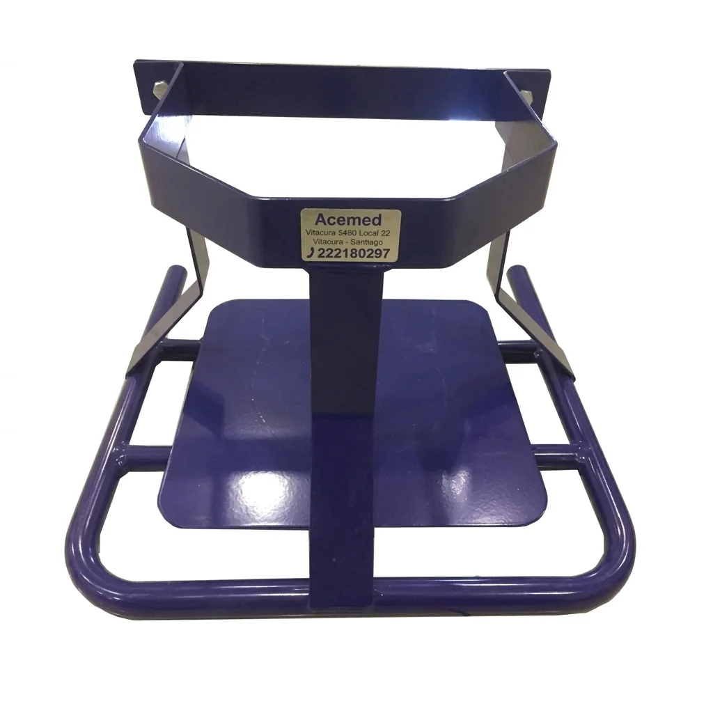 Soporte antivuelco para cilindro de oxígeno de 10m