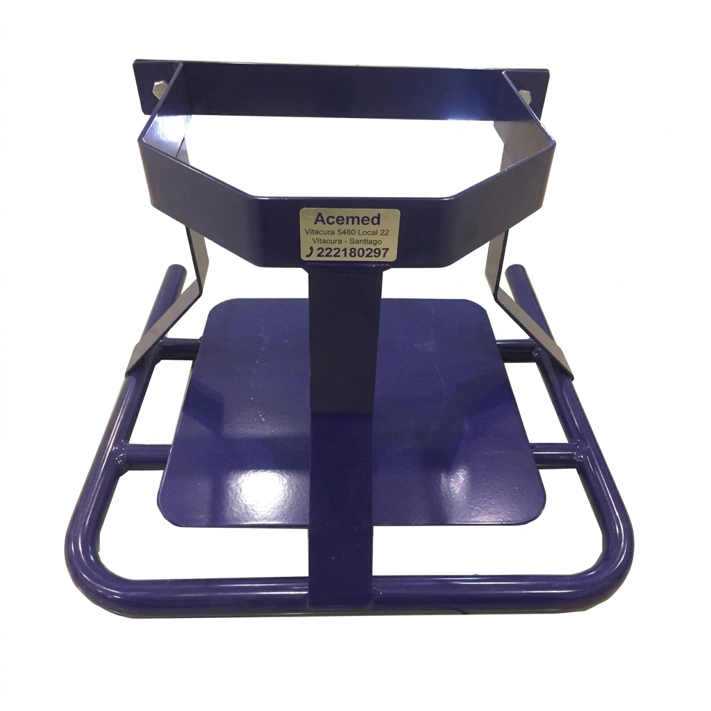 Soporte antivuelco para cilindro de oxígeno de 10m