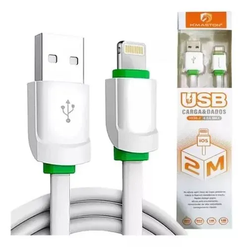 Cabo USB-A para Lightning KMASTON 2m