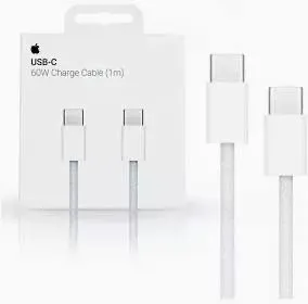 Cabo de Carregamento Apple USB-C para USB-C 60W (1m)