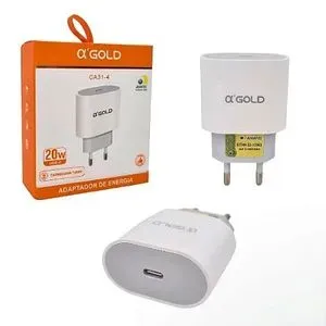 Fonte Carregador α'GOLD 20W USB-C CA31-4