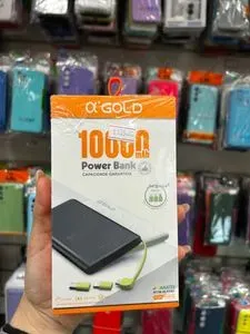 Power Bank α'GOLD 10000 mAh com cabo multi-conector