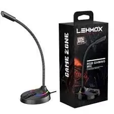 Microfone Gamer RGB Lehmox