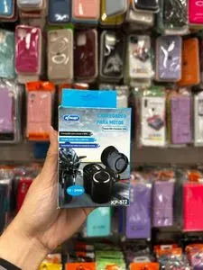 Carregador Veicular para Motos KNUP com USB e Tomada 12V KP-572