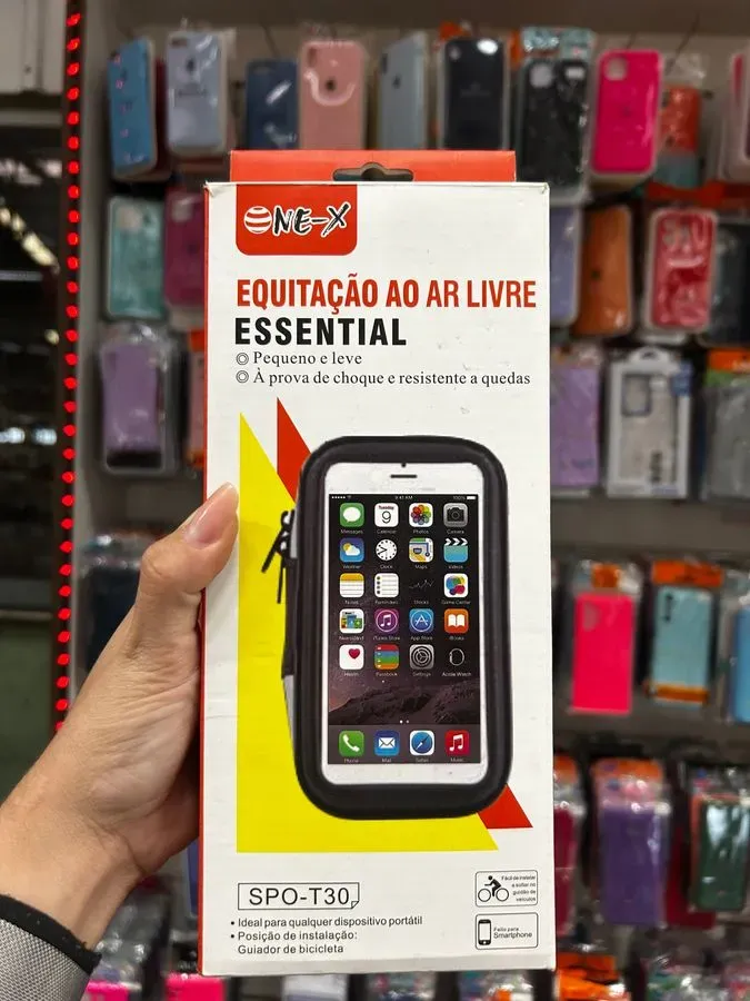 Suporte de guidão para bicicleta Onex SPO-T30 para celular