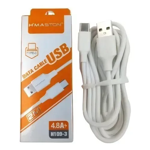 Cabo USB H'MASTON Tipo-C 2m