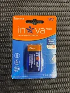 Bateria Inova 9V Zinco-Carbono