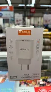 Carregador de Parede α'GOLD PRO 40W com USB-A e USB-C