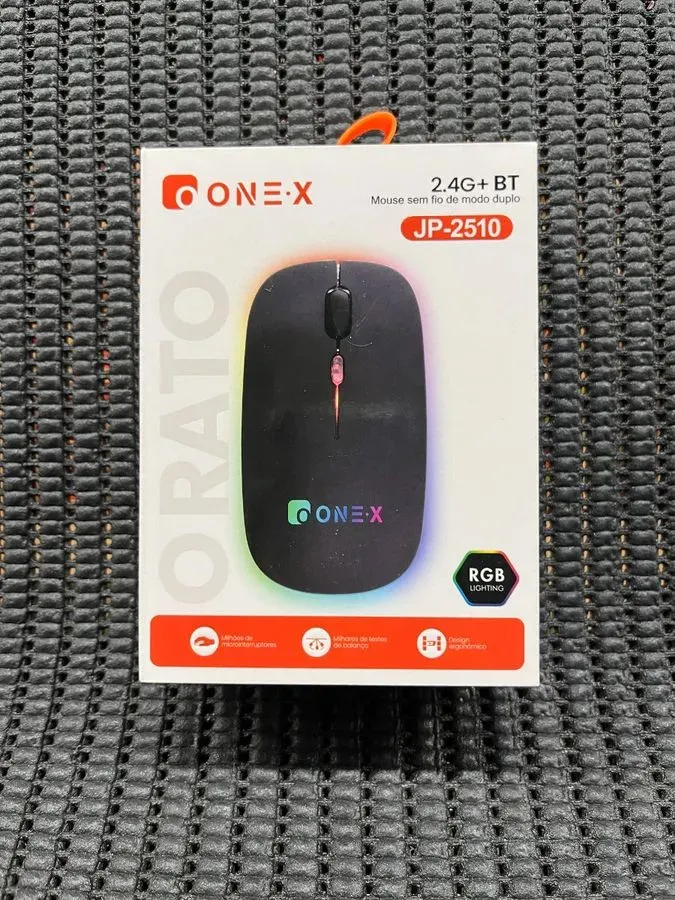 Mouse Sem Fio Dual Mode RGB ONE·X JP-2510