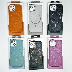 Capa para iPhone Syndee de Couro com MagSafe