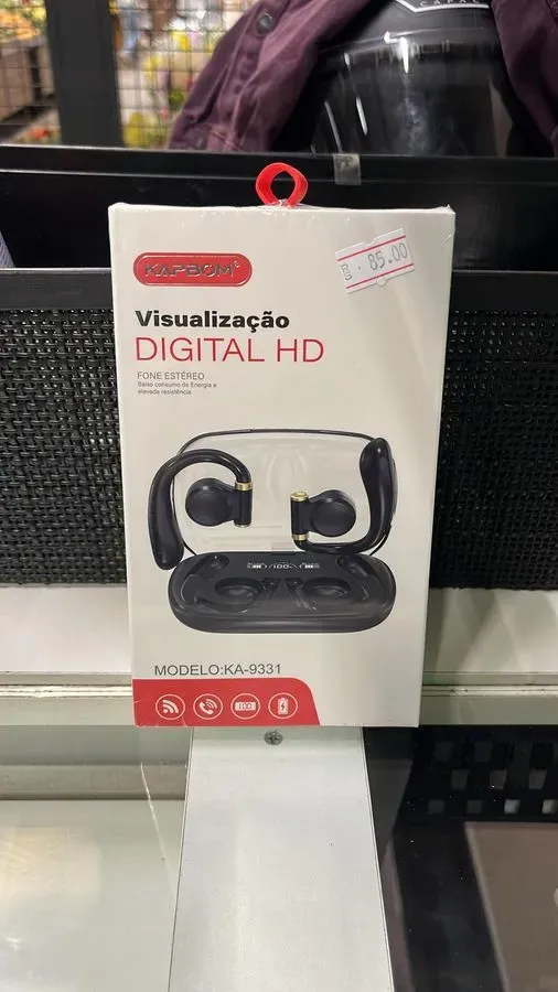 Fone de Ouvido Bluetooth TWS Kapbom KA-9331